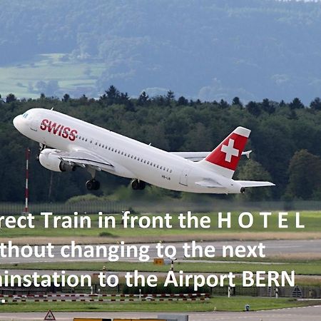 Hotel16 By Messe & Stadion Suisse In Minuten & Late Check-In Schupfen ภายนอก รูปภาพ