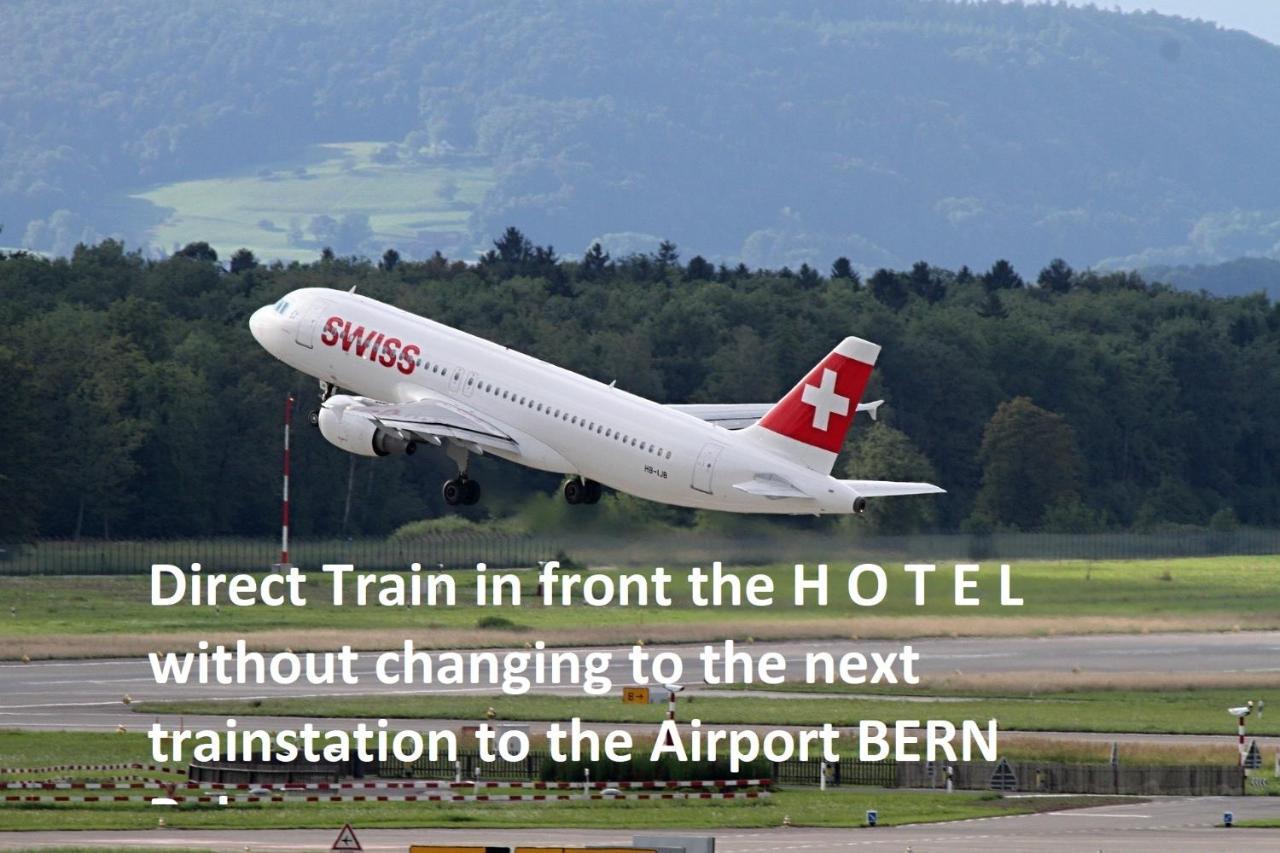 Hotel16 By Messe & Stadion Suisse In Minuten & Late Check-In Schupfen ภายนอก รูปภาพ